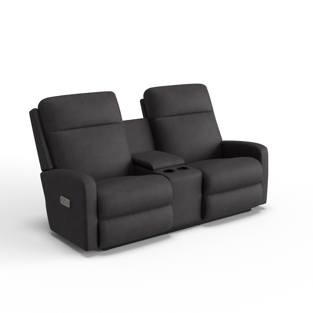 Finley Power Wall Reclining Loveseat w/ Headrest & Console, In Stock